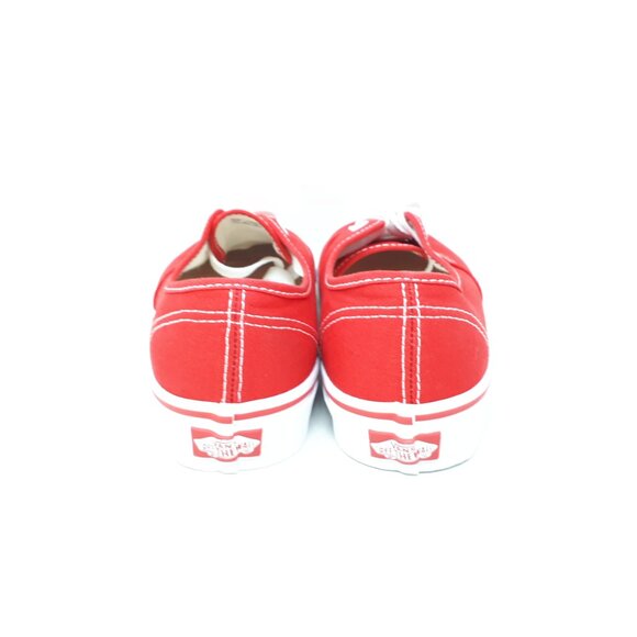 Vans Authentic Red White Canvas Skate Casual Shoe Sneaker Mens 6.5 / Womens 8 US - Picture 6 of 12